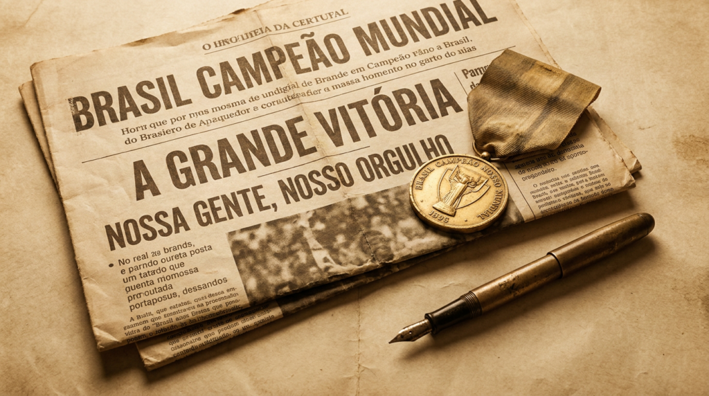 A véspera: Brasil um país que já se via campeão