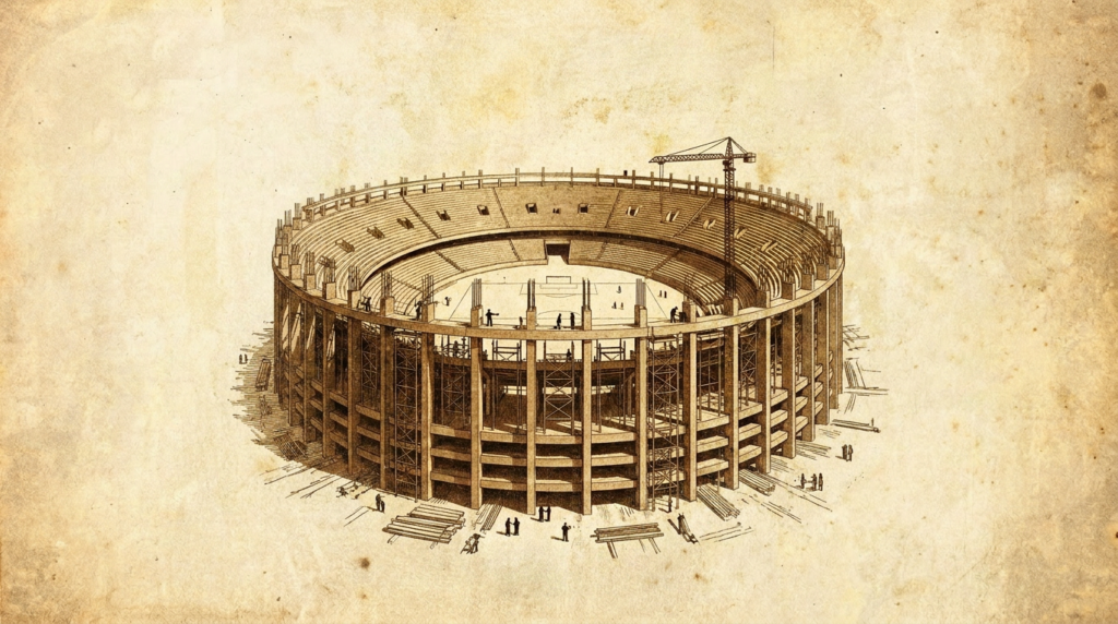 “O Maracanã-o templo” (obra e grandiosidade)