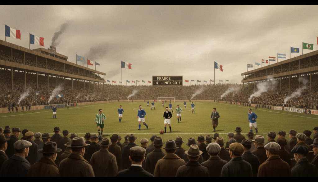 Primeiro jogo da Copa do Mundo: França 4 x 1 México